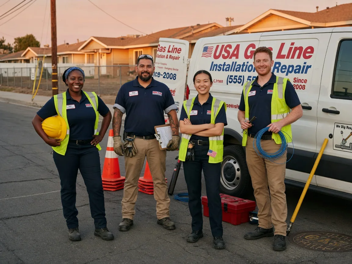 Gas Line Installation company in Vinton, CA